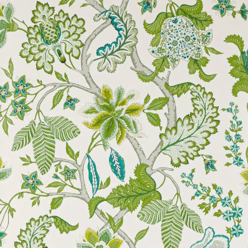 Bagatelle Carta da Parati in Tessuto non tessuto con Motivo Albero della Vita in Stile Indiano