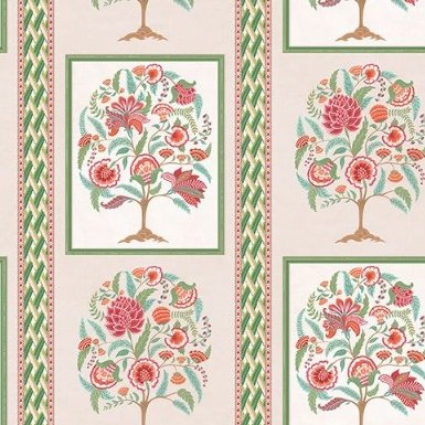 Taniska Carta da Parati Eleganza Floreale Paisley su Sfondo Testurizzato