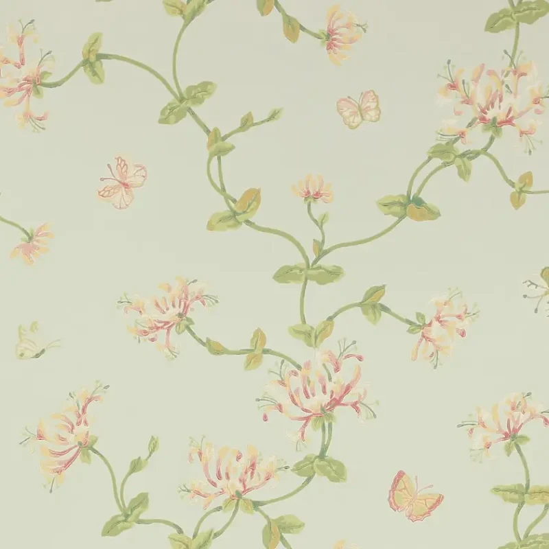 HONEYSUCKLE GARDEN Carta da parati Eleganza floreale in stile country chic