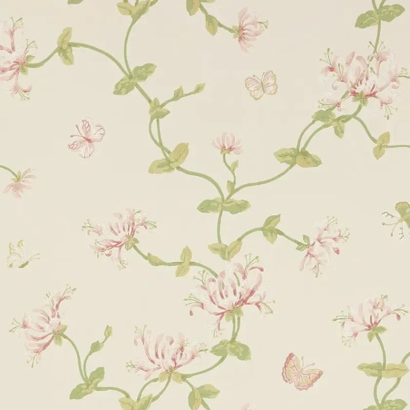 HONEYSUCKLE GARDEN Carta da parati Eleganza floreale in stile country chic - W7002-03