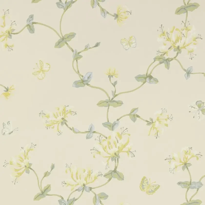 HONEYSUCKLE GARDEN Carta da parati Eleganza floreale in stile country chic - W7002-04