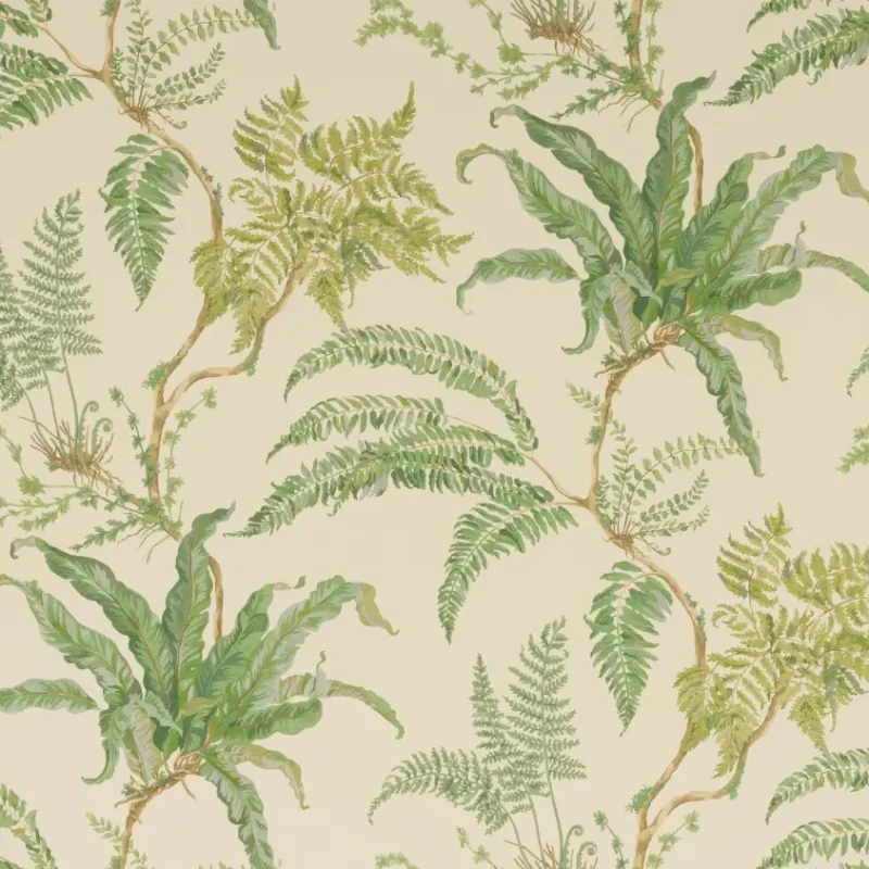 WOODFERN Carta da patati in Tessuto non tessuto Motivo botanico