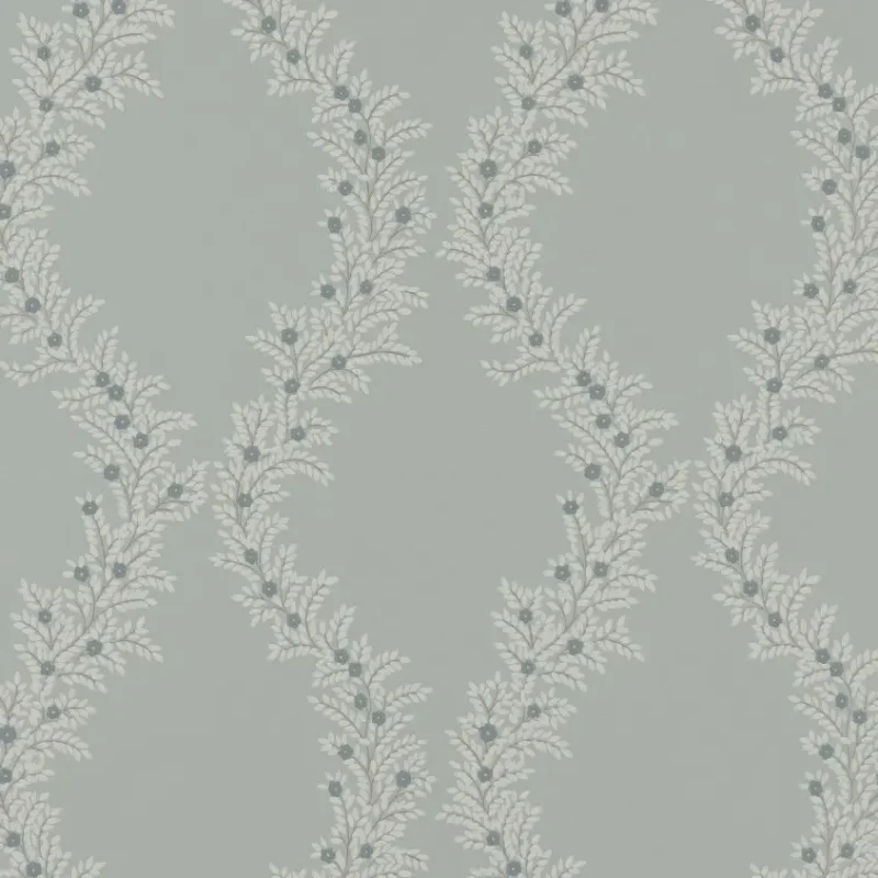 LILIANA Carta da parati Eleganza country tra foglie e ghirlande floreali - W7019-04