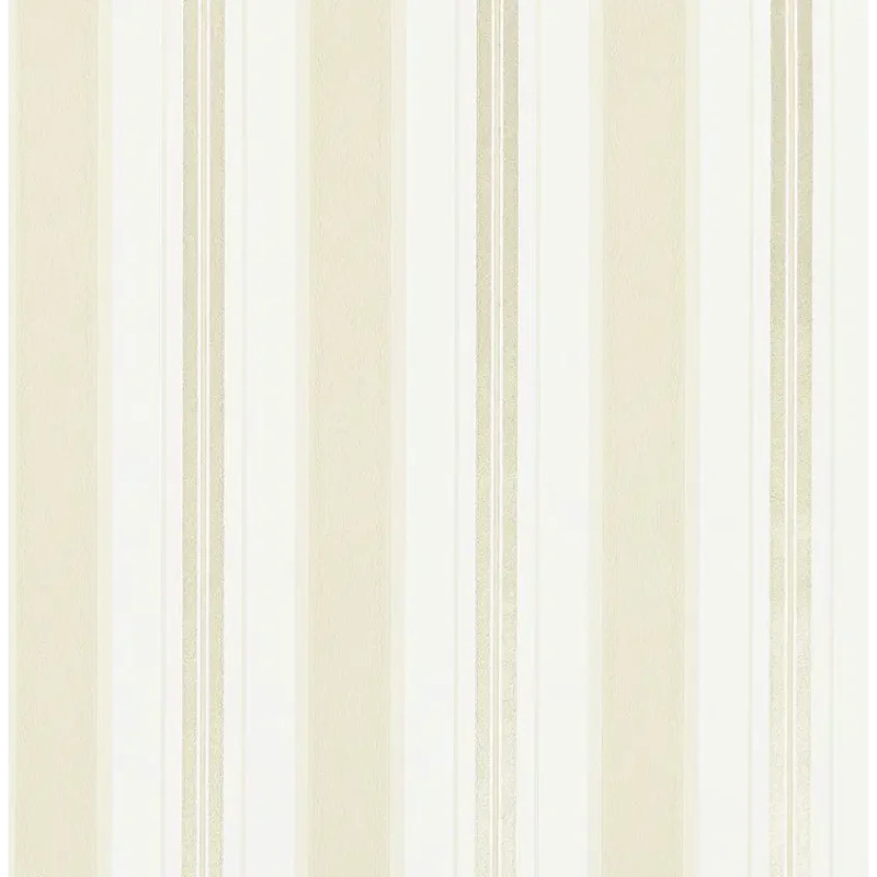 PERUZZI STRIPE Carta da parati effetto tono su tono e accenti metallici, ritardante di fiamma