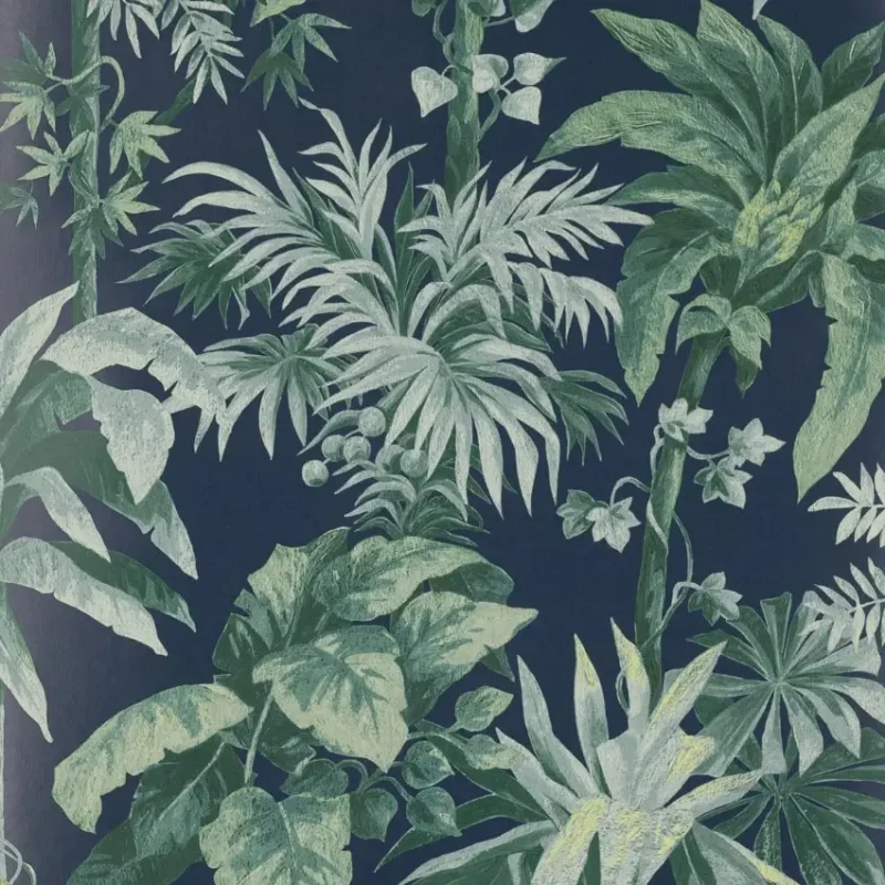MALACCA Carta da parati in tessuto non tessuto motivo palme tropicali - 03109-03