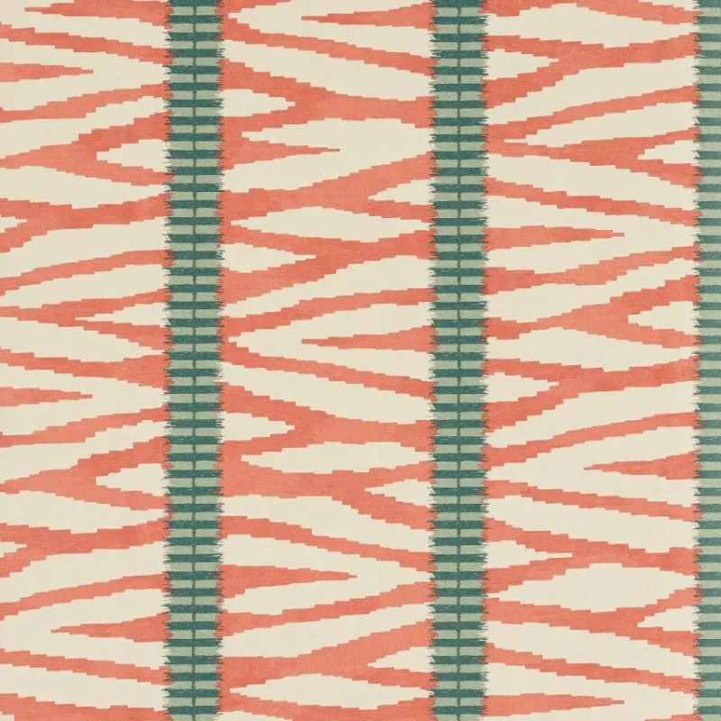 WILDER Carta da parati motivo strisce orizzontali tono su tono con un dettaglio ikat verticale - J188W-05