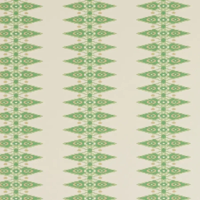 PRIYA Carta da parati motivo a strisce ikat con struttura a rombi - J189W-04