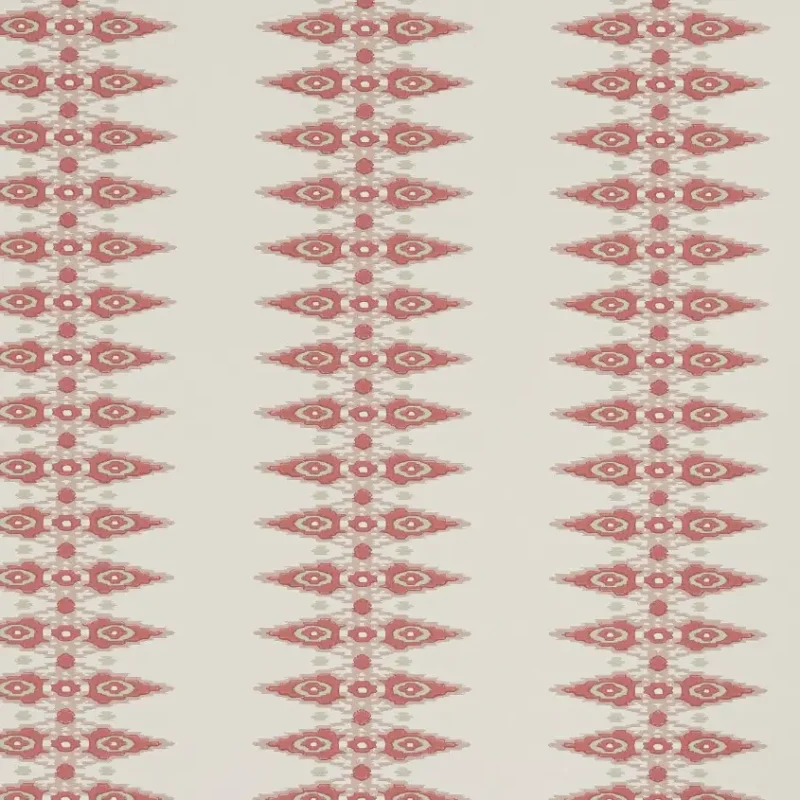 PRIYA Carta da parati motivo a strisce ikat con struttura a rombi - J189W-05