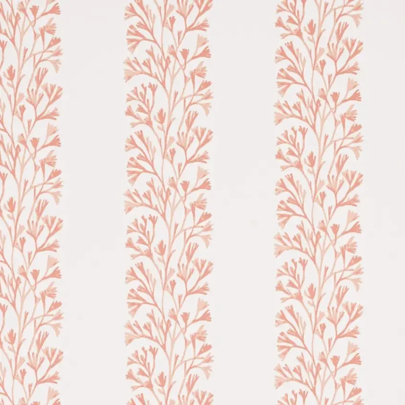DITA Carta da parati motivo delicata striscia botanica su fondo crema - J196W-02