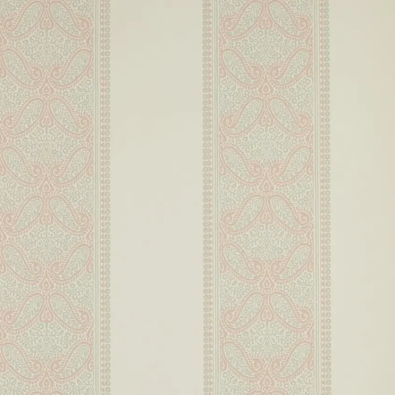 VERNEY Carta da parati a righe con motivi paisley decorativi - 07186-03
