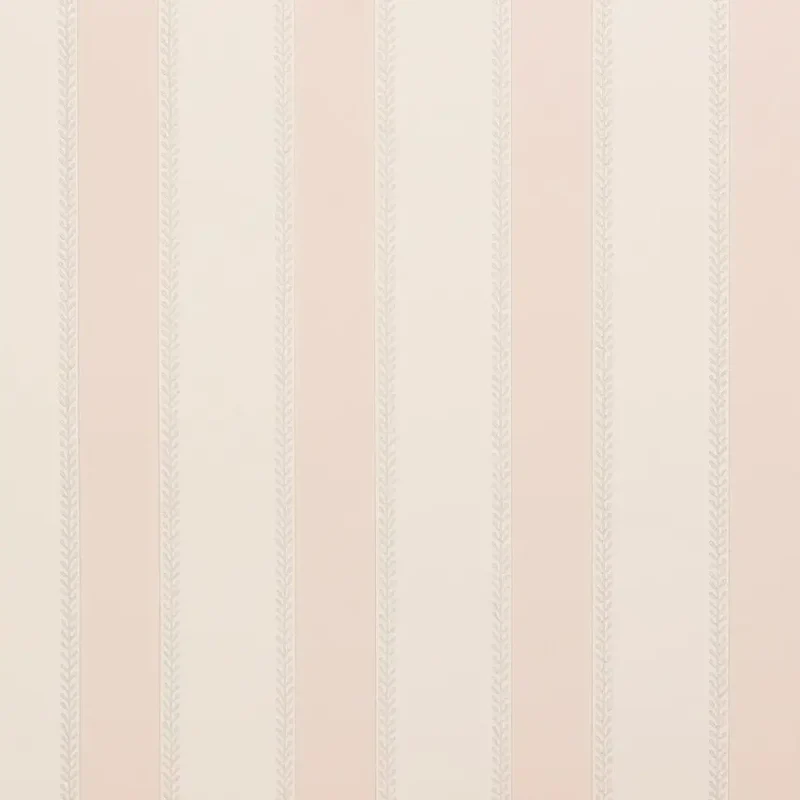 GREYCOTT STRIPE Carta da parati a righe sottili arricchita da un bordo decorativo a foglia