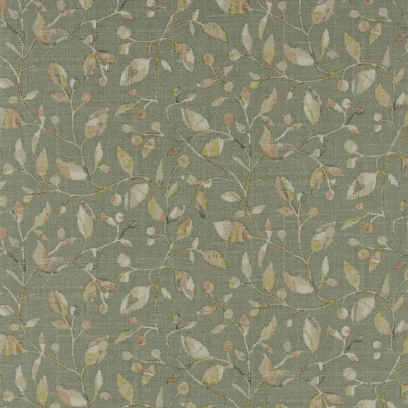AZZURRA Carta da parati motivo botanico in vinile goffrato