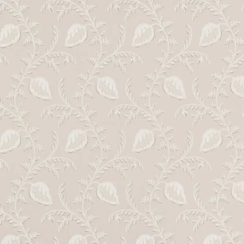 FELICITY Carta da parati motivo fogliame delicato e baccelli di semi - W7009-02