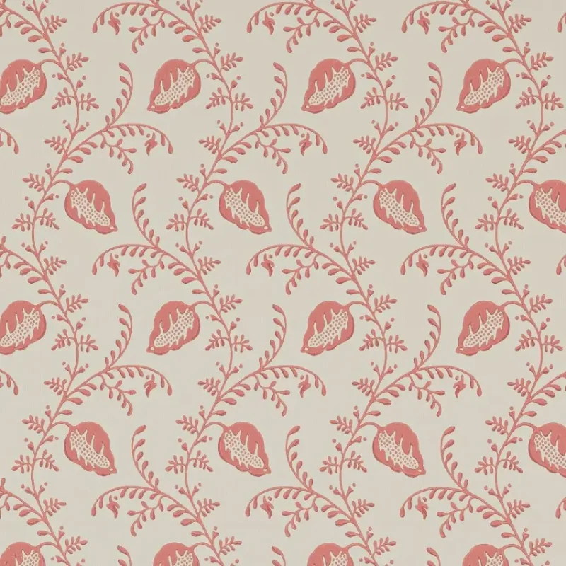 FELICITY Carta da parati motivo fogliame delicato e baccelli di semi - W7009-05