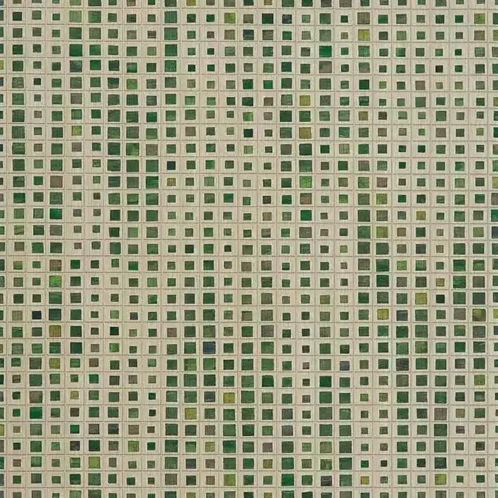 SUNAGO Carta da parati geometrie irregolari su texture goffrata a striature verticali