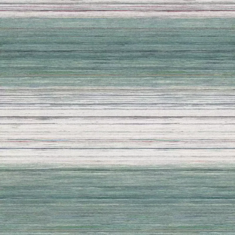 KOZO STRIPE Carta da parati in lino goffrato con motivo righe orizzontali