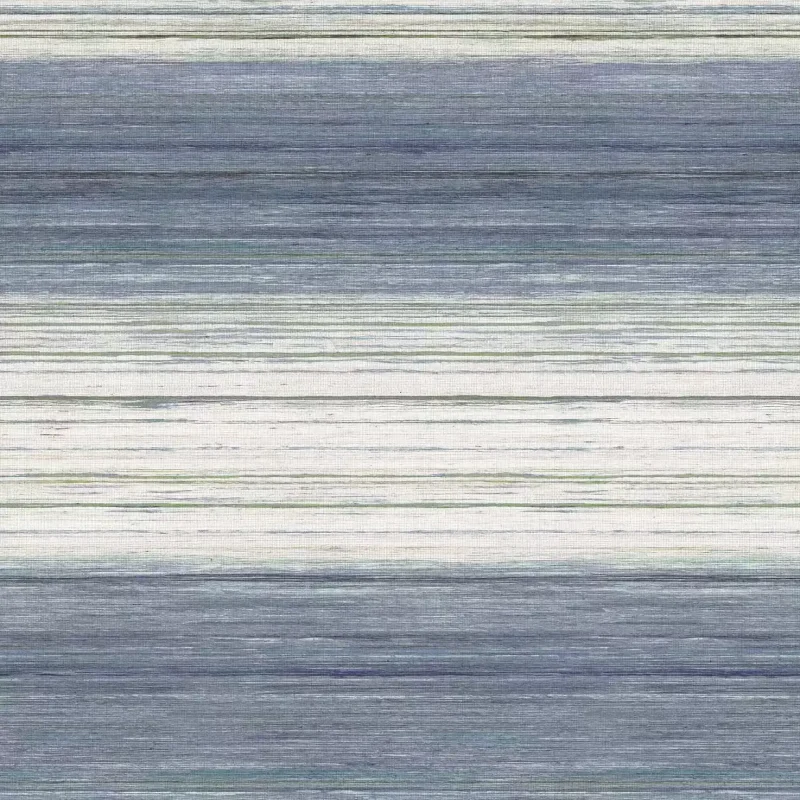 KOZO STRIPE Carta da parati in lino goffrato con motivo righe orizzontali - W7552-03