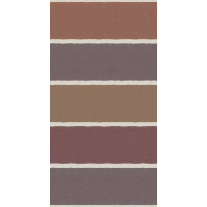 KANOKO Carta da parati motivo cinque tonalità di colore disposte in ampie fasce orizzontali - W7554-02