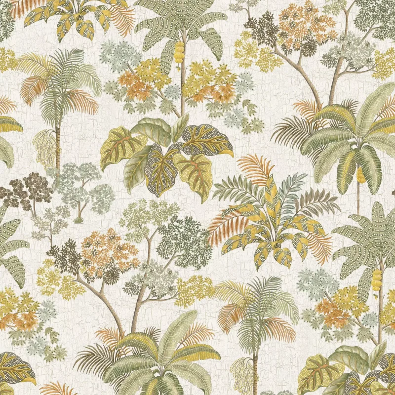 MALABAR Carta da parati motivo floreale esotico - W7616-02