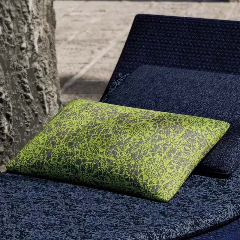 OUTDOOR TOBAGO Tessuto jacquard con motivo effetto pizzo per interni ed esterni