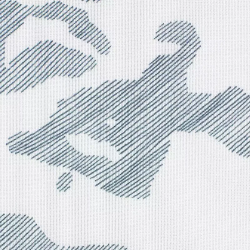 PRINTACOUSTIC MOUNTAIN Tessuto per tende semitrasparente fonoassorbente con design elegante - 0101620-0101